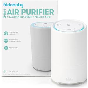 Frida Baby 3-in-1 Air Purifier, Sound Machine + Nightlight, Auto-Off Timer