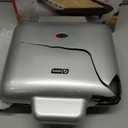 Dash No-Drip Waffle Maker - Quad Waffle Maker for Hassle-Free Breakfasts - Dual Nonstick Heating Plates & Quick Heat-Up System - Easy-Release Surface - Silver