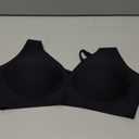 Vertvie Jelly Wireless Bras for Women Push Up Plunge Seamless T-Shirt Bras No Underwire Supportive Full Coverage Bralettes XXL