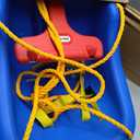 Little Tikes Snug 'n Secure Blue Swing with Adjustable Straps, 2-in-1 for Baby and Toddlers Ages 9 Months - 4 Years
