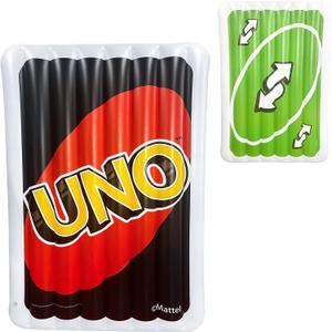 Uno Pool Float Giant Inflatable Reverse Card, Floatie for Pool, Beach & Lake, Durable Vinyl Raft, 6 Feet Tall, Perfect for Lounging & Summer Fun