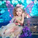 quescu Light up Fairy Wings for Adults,LED Butterfly Wings for Girls Women,Halloween Costume Dress Up,Gifts for Kids (Pink)