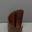 Paper Towel Holder, Natural Mango Wood Countertop Stand for Jumbo Rolls with Wood Round Base and Iron Holder Wooden Paper Towel Holder for Kitchen Dining Table Home Decor, Fits Small Rolls
