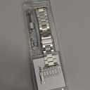 iiteeology Lightweight Stainless Steel Band Designed for Apple Watch Ultra 3 & Ultra 2, Series 1-11, 46mm, 45mm, 44mm, 42mm, Replacement iWatch Bands for Men & Women,Starlight