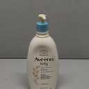 Aveeno Baby Daily Moisture Body Lotion for Sensitive Skin, Hypoallergenic Moisturizing Baby Lotion with Nourishing Oatmeal to Deeply Moisturize Baby's Skin, Fragrance-Free, 18 fl. oz