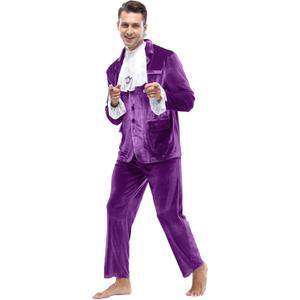 ATTBEA Blue 60s Costume Groovy Costumes Swinge rFor Men 1960s Movie Halloween CostumesSpy Costume Adult (Medium)