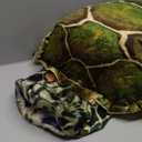 Wearable Turtle Shell Party Cosplay Tortoise Plush Toys Doll Soft and Fluffy Stuffed Turtle Pillow (Small)