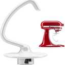 Food-Grade Dough Hook for Kitchenaid Stand Mixer, Fits 4.5-5Qt Tilt-Head Stand Mixer Attachments for Kitchenaid Mixer, Dishwasher Safe