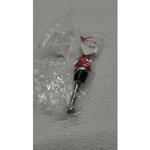 Art Glass Christmas Wine Bottle Stopper Santa Claus