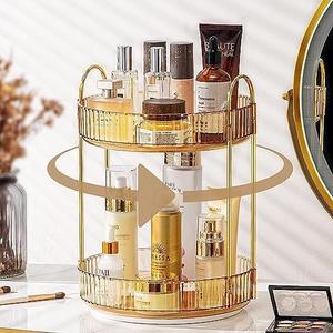 360 Rotating Makeup Organizer Skincare Organizers, Organizer Countertop