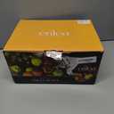 Modern Farmhouse Fruit Basket for Kitchen Counter, Vintage Wire and Wooden Base Fruit Bowl for Kitchen Decor, Fruit & Vegetables Storage Basket/Bowl