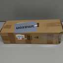 YaFex Heavy Duty Curtain Rods 32-60 Inch, 1 Inch Adjustable Curtain Rod for Windows, Black Short Window Treatment Rods with Aluminum Finials, Easy Installation