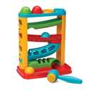 Infantino Bop & Drop Ball Tower - STEAM Educational Play, Hand-Eye Coordination Skills, and Cause and Effect Play for Babies & Toddlers, 12M+ (13 inches (W) x 3.25 inches (L) x 10.25 inches (H))