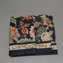 Vintage Floral Embroidery Dining Table Runner, Retro Classic Elegant Luxury Flower Burlap Kitchen Decoration, Spring Summer Plants Farmhouse Indoor Outdoor Home Decor Party Supply 13 x 72 Inches