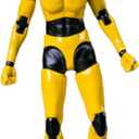 1/12 Scale Male Action Figure,6inch Flexible Yellow Testman Crash Test Dummy Action Figure Body Collection (B)