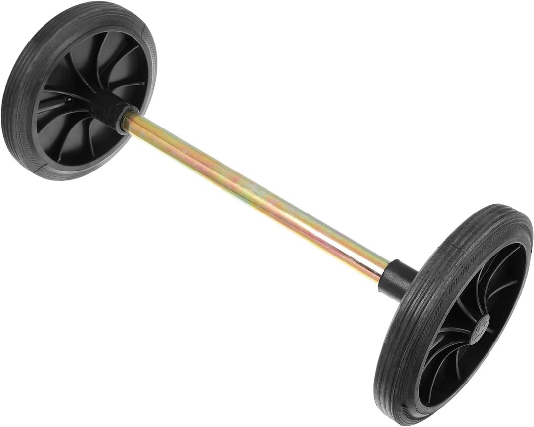 Gallon Trash can Replacement Wheel with Rubber Hollow Shaft 18.9 Inch Garbage can Wheel for Outdoor Patio Garden Waste Bin