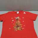 Vizsla Dog Christmas Tree Lights Xmas Pajama T-Shirt, M