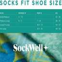 Sockwell Men's Shadow Box Moderate Graduated Compression Sock L/XL