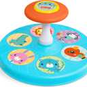 Fisher-Price™ Twist N Twirl Spinning Toy for Toddlers 18+ Months, Classic Sit and Spin Activity Toy for Balance and Active Play, 17.7 x 9.4 inches