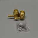 Heavy Duty Brass Garden Hose Shut Off Valve, 3/4 Inch, 2 Sets