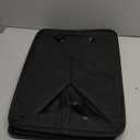 DII Collapsible Variegated Polyester Storage Bin, Large, Black