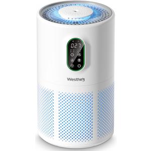 Air Purifiers for Home Large Room up to 1650 ft, WESTHEY H13 True HEPA Air Purifier for Bedroom with Night Light, Air Quality Monitor, Fragrance Sponge, Air Cleaner for Wildfire Smoke Dander Dust Air Purifiers for Home Large Room up to 1650 ft, WESTHEY H13 True HEPA Air Purifier for Bedroom with Night Light, Air Quality Monitor, Fragrance Sponge, Air Cleaner for Wildfire Smoke Dander Dust
