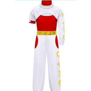 Zombie Girls Costume Kids Character Halloween Cosplay Cheerleader Mesh Top Pant Hooded Coat 3PCS Uniform Outfits 150