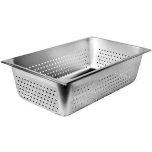 Thunder Group full size 6" deep perforated 24 gauge steam pans, comes in each
