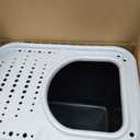 Arm & Hammer Premium Top Entry Litter Box with Filter to Clean Paws and Microban, Made in USA