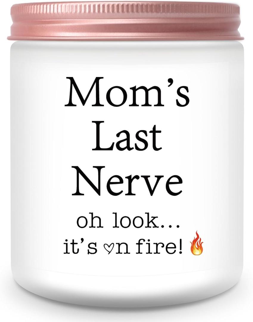 2 x Gifts for Mom from Daughter Son Funny Mothers Day Candles for Mommy Suitable for Moms Dad Birthday Gift Mothers Fathers Day Thanksgiving Christmas Lavender Candles Gifts