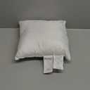 ROYALE LINENS 12x12 Pillow Insert - Down Alternative Throw Pillows Insert - Rectangle Pillow Pack of 1 White - Bed & Couch Pillows - Inner Cushion for Bed, Cushion for Living Room - Shams Stuffer