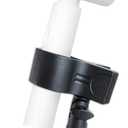 Rotatable Hair Dryer Holder with Sturdy Metal Clamp, 360-Degree Adjustable Table Mount, Black