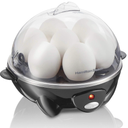 Hamilton Beach 3in1 Electric Egg Cooker for Hard Boiled Eggs, Poacher Eggs, Omelet Maker & Vegetable Steamer, Holds 7, Black (25507)