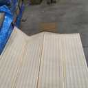 FDW Bamboo Room Divider Folding Privacy Wooden Screen 4 Panel 72 Inches High 17.7 Inches Wide Room Divider for Bedroom Office Study,Natural