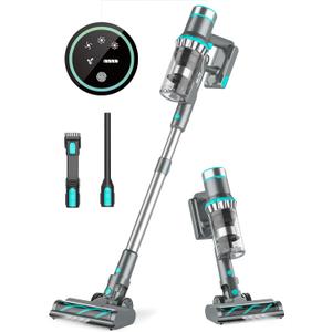 Belife BVC11 Cordless Vacuum Cleaner, 450W 38Kpa Stick Vacuum with 50 mins runtime, 13000RPM Burshless Motor, Powerful Vacuum Cleaners for Home Hardwood Floor pet Hair Carpet