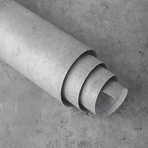 Thick Light Grey Concrete Wallpaper Peel and Stick 24"197" Adhesive Waterproof Faux 3D Concrete Cement Contact Paper Vinyl Wrap Industrial Textured Tile Sticker for Garage Office Bathroom (24" x 197", Light Gray)