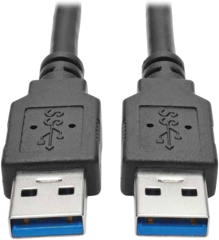 Tripp Lite 6 ft. USB 3.0 SuperSpeed (A/A) Cable (M/M), 28/24 AWG, 5 Gbps, USB Type-A to Type-A, Black (U320-006-BK)