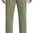 Men's Sweatpants Athletic Pants Joggers with Zipper Pockets Lightweight Quick Dry Workout Track Pants for Gym Running (Green, XXL)