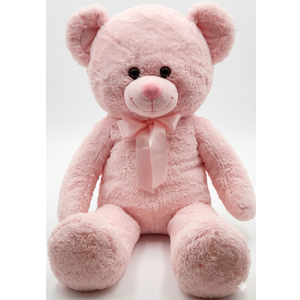 Holiday Home Jumbo Bear Plush - Pink