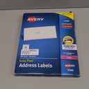 Avery Easy Peel White Mailing Labels for Laser Printers, 1 x 2.62 Inch, Box of 3000 (5160)