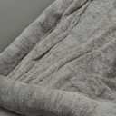 Bolster Dog Bed for Extra Large Dogs, Memory Foam Orthopedic L-Shape Dog beds with Removable Washable Cover, Cozy Plush Pet Bed with Waterproof Lining and Nonskid Bottom (Grey)