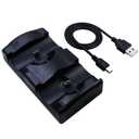 Dual Charger Stand Dock Station Cable Fit for PS3/MOVE Controller