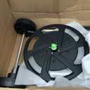 Garden Hose Reel Cart, Holds 75-150 Feet of 5/8-Inch Hose, Portable Hose Reel Cart With Wheels,Adjustable Handrail, Quick Hose Connector (Original, Black)