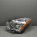 Headlight Assembly,Chrome Headlights Compatible with Rogue 2008-2008,Amber Reflector Color Clear Lens Color, OE Style Replacement Headlight Assembly