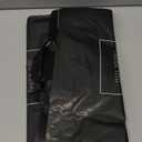 Purple Q Crafts Thank You Bags for Business Black Plastic Bags 50 Pack with Soft Loop Handle Thank You Shopping Bags