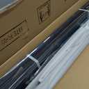 Twin Size Bed Frame with Charging Station and LED Lights,Upholstered Headboard with Storage Shelves, Metal Platform Bed Frame, Noise Free, No Box Spring Needed,Easy Assembly,Black (Twin)