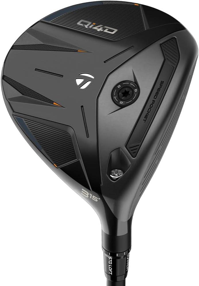 TaylorMade Golf Qi4D Fairway 7 Wood Mens Right Hand Regular, Right, Mitsubishi REAX 55 FW, Regular, 21 Degrees