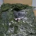 Waipfaru 1 Pcs 9FT Christmas Garland with Lights, Cedar Garland Artificial Realistic, Thick & Lush Faux Pine Garland for Mantle Fireplace Wall Party Outdoor Indoor Christmas Decorations