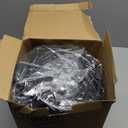 TIPGO 1.2 Gallon Small Black Can, 4.5 Liters Bathroom Garbage Can with lid, Mini Step Bin, Stainless Steel Wastebasket for Bathroom, Bedroom, Office (Matte Black)