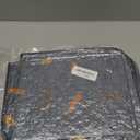 Sunheir Washable Pee Pads for Dogs , Thick Heavy Absorbency Reusable, Prevent Leakage, Waterproof , Non-Slip Pee Pads for Puppy Playpen, Crate, Whelping Box, Potty Training, Grey, 2 packs (Leaves - Deep Grey)